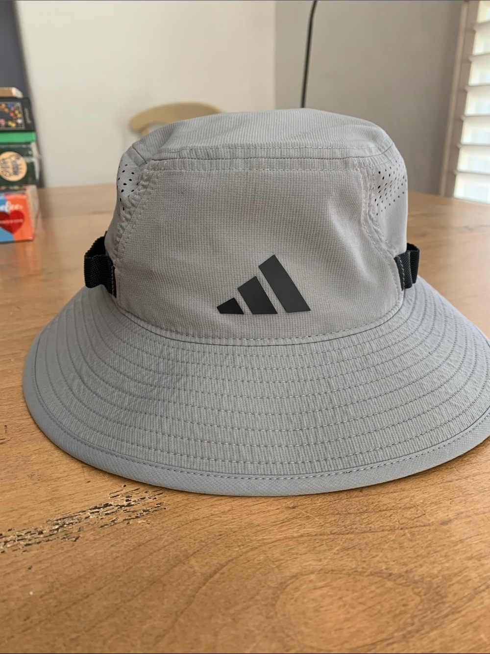 Adidas Bucket Hat Victory 5 Gray Size Small-Medium Unisex